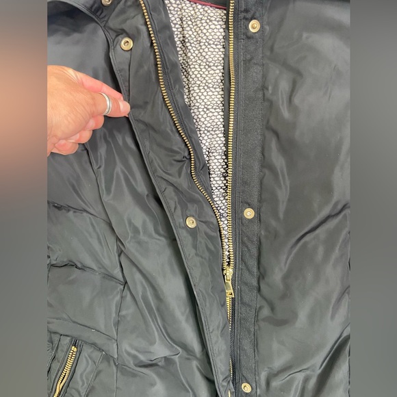 Cole Haan Signature black & gold down quilted puffer coat. Size XL - Picture 11 of 12